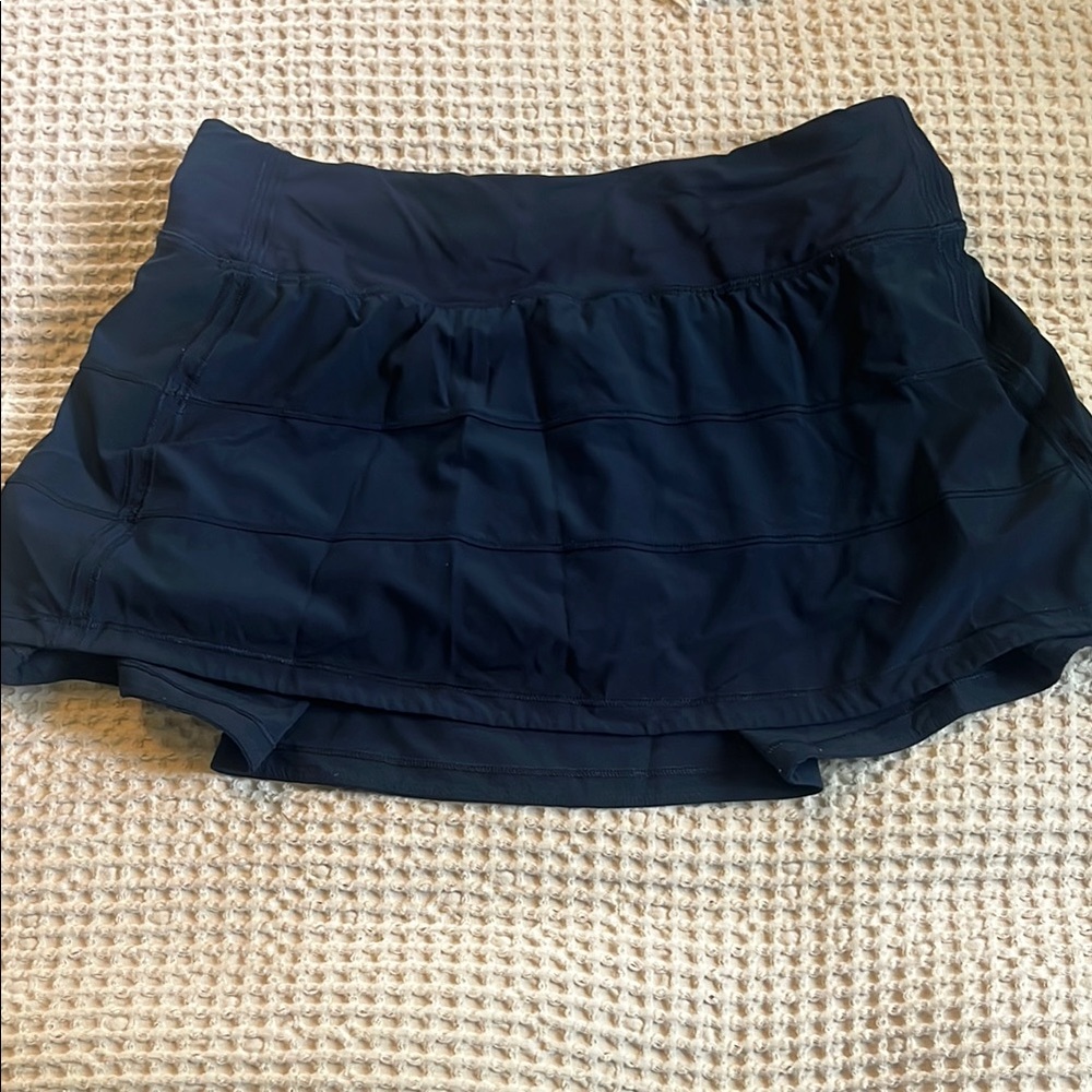 Navy Blue Athletic Skort